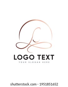 A modern and all thing luxury script letter type C logo template, Vector logo for business and company identity 