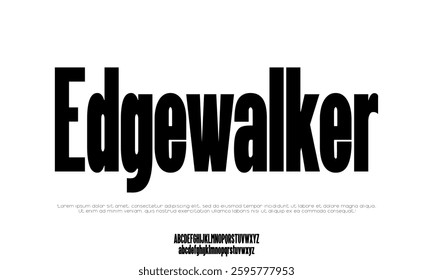 Modern Alphabet Condensed Font , italic ,Uppercase lowercase Typography urban style condensed fonts for fashion, community, sport, technology, digital, music, movie, logo design, vector illustration