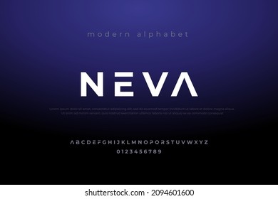 Modern alphabet cutting edge. Typography, Technology, Lettering, Elegant, Sans serif fonts, Uppercase, Font design. Vector illustration	