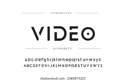 modern alphabet. Dropped stunning font, type for futuristic logo, headline, creative lettering and maxi typography. Minimal style letters with yellow spot. Vector typographic design