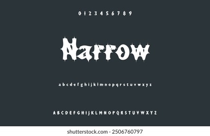 Modern alphabet font in digital format. Futuristic, fashion, sports, abstract urban design, and minimal technology typography.  a straightforward vector drawing that includes numbers
