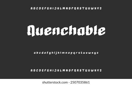 Modern alphabet font of the future. Urban typography fonts for sports, technology, digital, and film logos