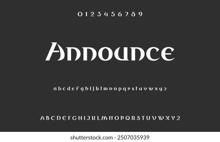 Modern alphabet font of the future. Urban typography fonts for sports, technology, digital, and film logos