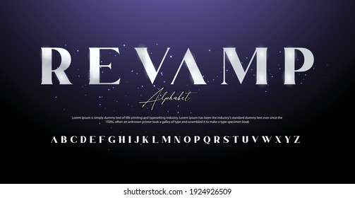 Modern Alphabet Font. Typography urban style fonts for technology, digital, movie logo design. vector illustration
