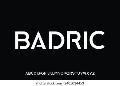 Modern alphabet font vector design suitable for, headline, magazine, poster, logo type and more
