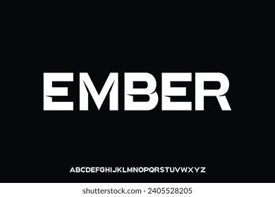 Modern alphabet font vector design suitable for, headline, magazine, poster, logo type and more