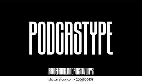 modern alphabet font vector typeface