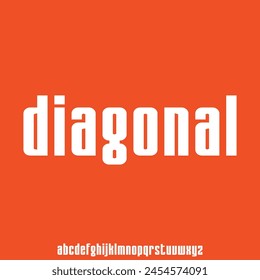 modern alphabet font vector typeset