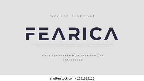 Modern alphabet fonts. Typography, Technology, Lettering, Elegant, Fashion, Designs, Serif fonts, Uppercase. Vector illustration