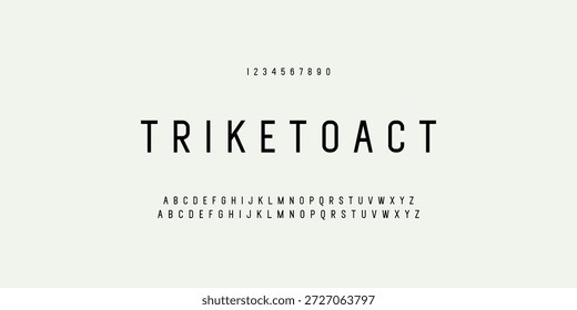 Fontes do alfabeto modernas. Tipografia, Tecnologia, Lettering, Elegante, Moda, Designs, Fontes Serif, Maiúsculas. Ilustração vetorial