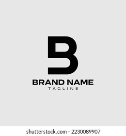 Modern Alphabet Latter B Logo Vector Template Design.