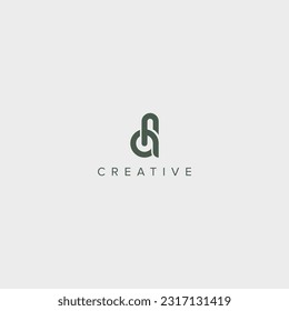 Modern alphabet letter AF FA unique logo vector template illustration.