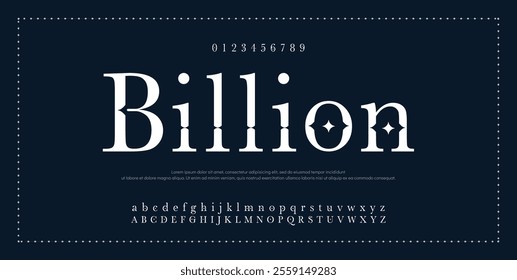 Modern alphabet letters font logo. Typography luxury minimal lettering fonts decorative wedding vintage retro logos. vector illustration