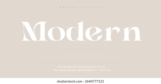 Modern alphabet letters font logo. Typography luxury minimal lettering fonts decorative wedding vintage retro logos. vector illustration