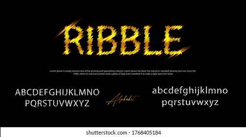 Modern alphabet letters font set. Awesome Custom Lettering Designs for logo, Poster. Typography fonts classic style, regular uppercase, lowercase, sport, game and number. vector illustration