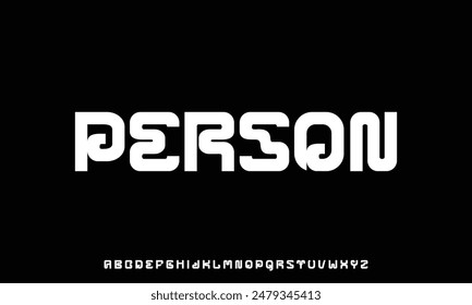 Modern alphabet new font. Creative abstract urban, futuristic, fashion, sport, minimal technology typography.