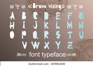 Modern alphabet in paper cut style. Scandinavian theme for great design logo, kids posters, t-shirt, font pattern Vector illustrations
