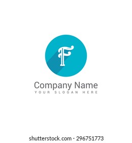 Modern alphabetical  company logos, clean designs. Abstract shapes.