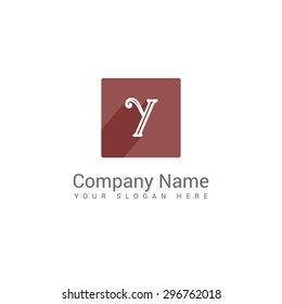 Modern alphabetical  company logos, clean designs. Abstract shapes.