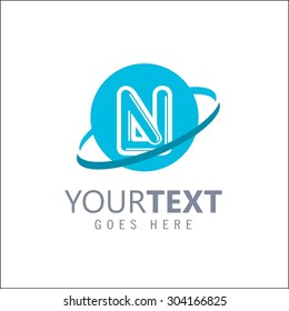 Modern alphabetical logo design in vector.