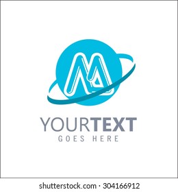 Modern alphabetical logo design in vector.