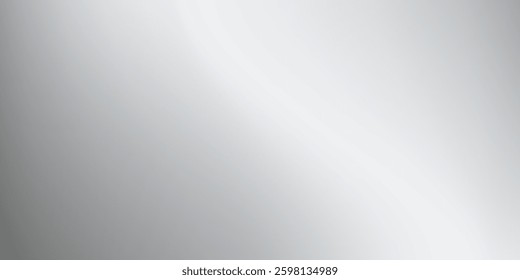 Modern aluminum grey sheet with reflection. Platinum and titanium abstract cold art simple modern abstract art
