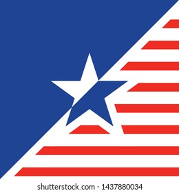 Modern America Background  Design Vector 