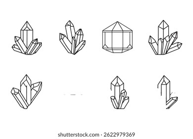 The  Modern Amethyst Stone Illustration