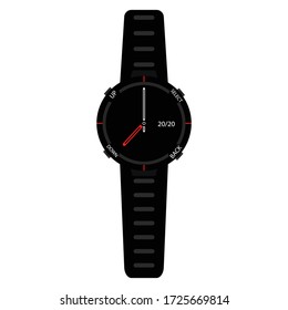 Modern analog digital smart watch