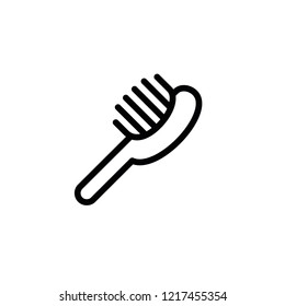 Modern animal comb icon
