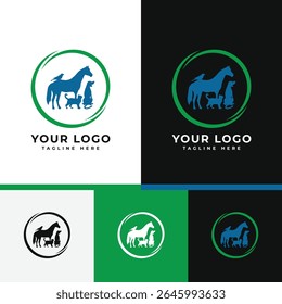 Modern Animal Logo Template Design Vector