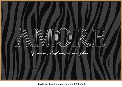 Modern animal print fashion design for women fashion for t shirt print foil print detailed