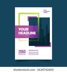 modern annual report cover, Book cover and brochure cover design , Corporate business flyer or poster layout with space for text vector a4 size template background      