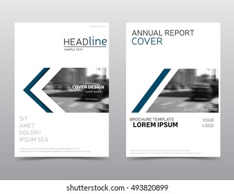 Modern annual report cover, brochure template. Flyer brochure design, presentation template, leaflet layout. Abstract technology design for brochure, brochure layout. Vector brochure