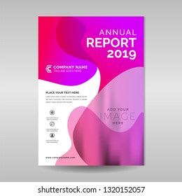 Modern annual report design template