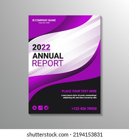 modern annual report design template