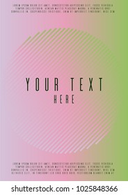 Modern annual report design for your business. A4 brochure title sheet. Can be used for poster, brochure, magazine, card, book, flyer, banner, anniversary. Trendy corporate style.