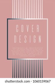 Modern annual report design for your business. A4 brochure title sheet. Can be used for poster, brochure, magazine, card, book, flyer, banner, anniversary. Trendy corporate style.
