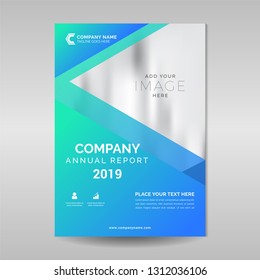 Modern annual report template