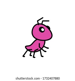 Modern Ant Logo Design template