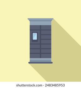 Modern apartment building entrance with intercom panel, providing security and convenience for residents