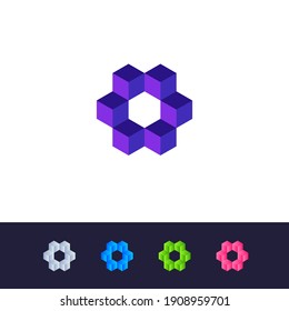 Vector de diseño de logotipo de aplicación moderno - Plantilla de diseño de logotipo de aplicación