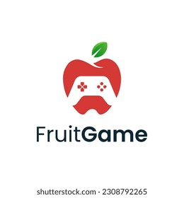 Modern apple and board game combination logo. It is suitable for use for game logos.