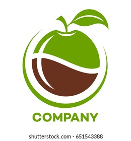 Modern apple logo