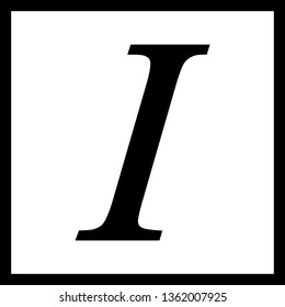 Modern  application icon in black and white