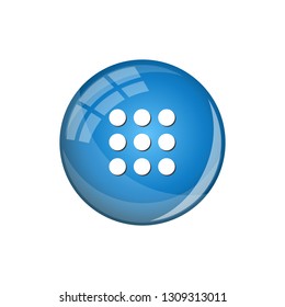 Modern Applications 9 Grid Menu Icon Button Logo