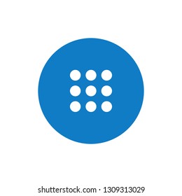 Modern Applications 9 Grid Menu Icon Button Logo