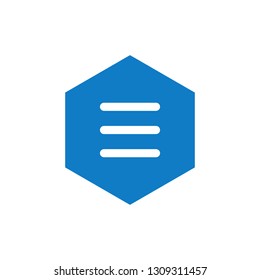 Modern Apps Essential Menu List Icon Button Logo