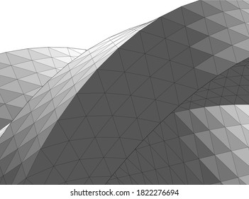Fondo 3d moderno abstracto arquitectónico