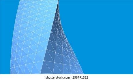Modern architectural background. Building construction